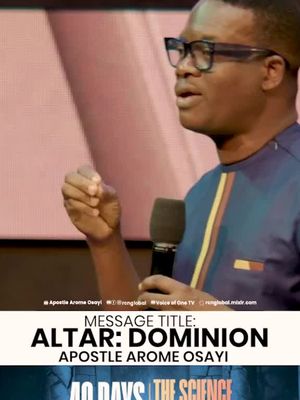 Apostle Arome Osayi